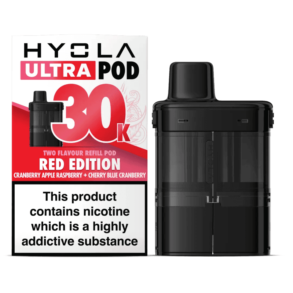 Hyola Ultra 30K Replacement Pods - Red Edition - 5Packs