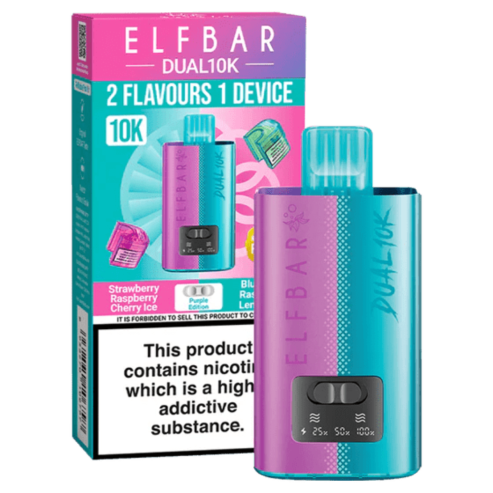 Elf Bar Dual 10k Refillable Kit - Purple Edition