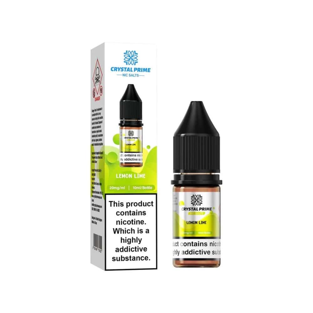 Crystal Prime Nic Salts E-liquids - Lemon Lime
