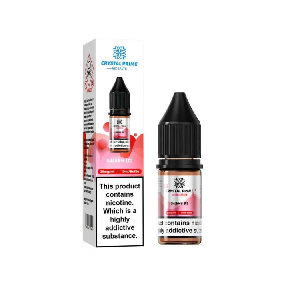 Crystal Prime Nic Salts E-liquids - Cherry Ice