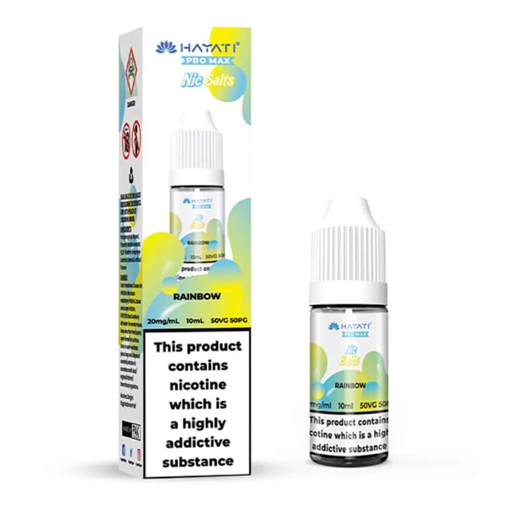 Hayati Pro Max Nic Salts E-liquids - Rainbow