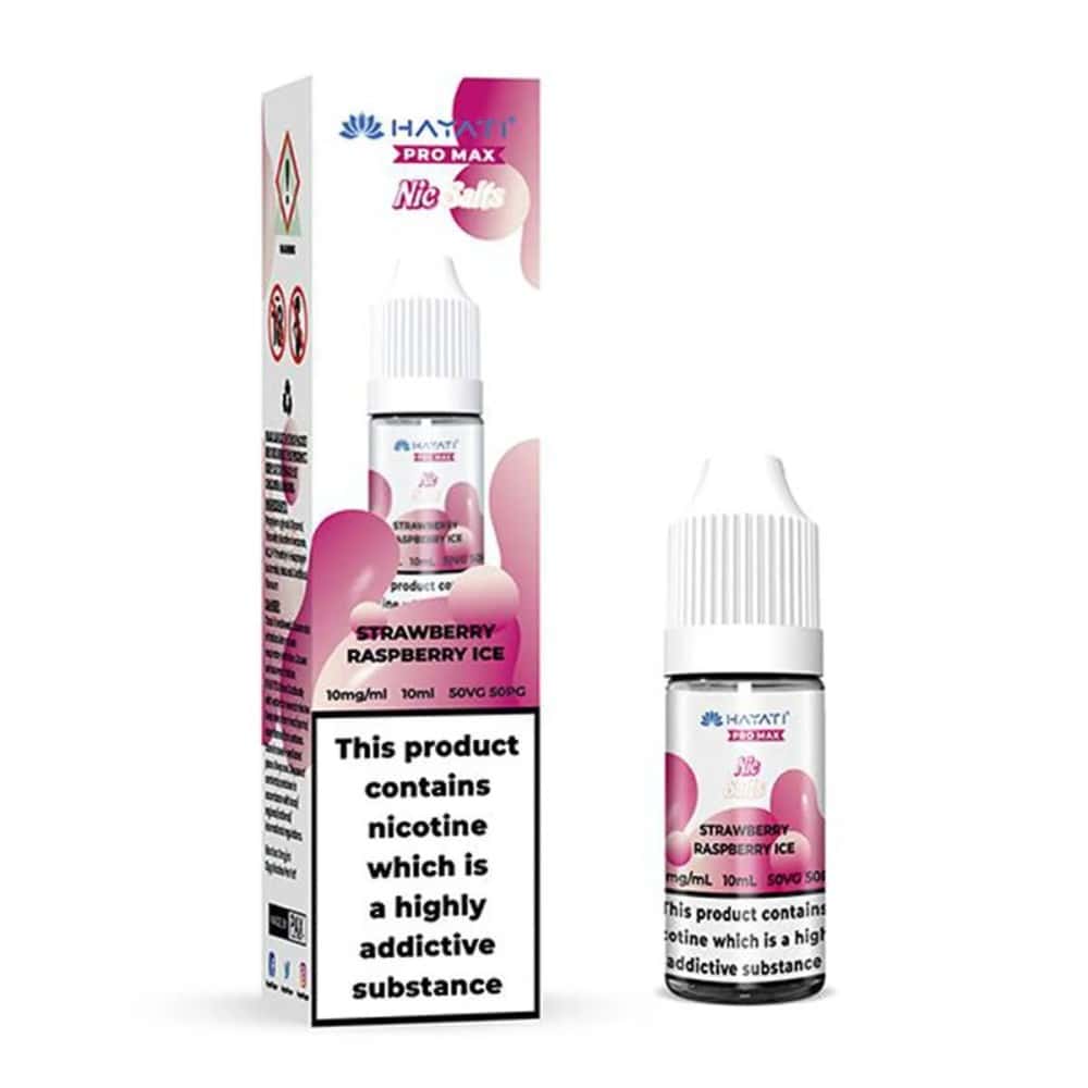 Hayati Pro Max Nic Salts E-liquids - Strawberry Raspberry Ice