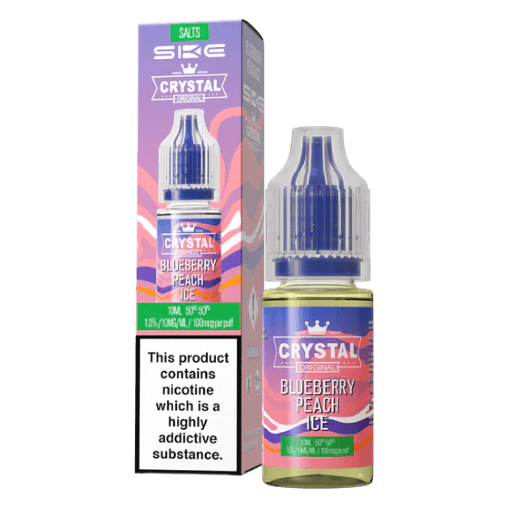 Ske Crystal Nic Salts E-liquids - Blueberry Peach Ice