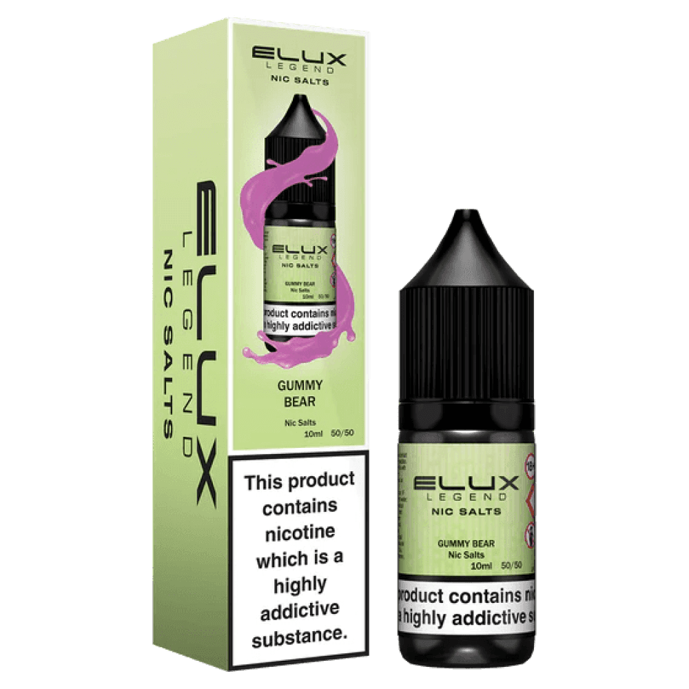 Elux Legend Nic Salts Liquid - Gummy Bear