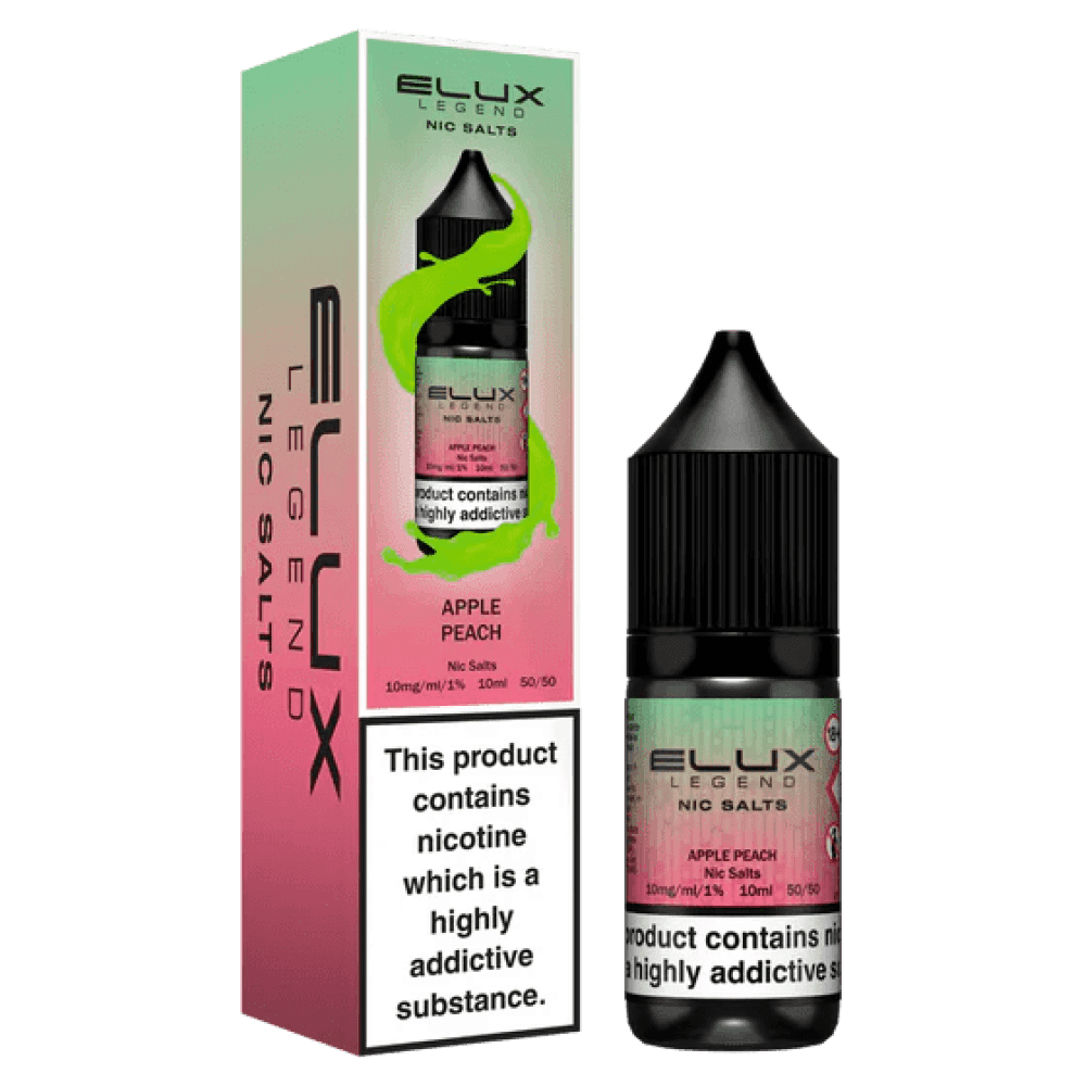 Elux Legend Nic Salts Liquid - Apple Peach