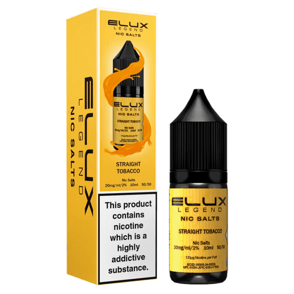 Elux Legend Nic Salts Liquid - Straight Tobacco