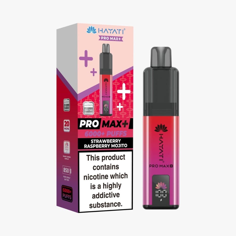 Hayati Pro Max+ 6000 - Strawberry Raspberry Mojito
