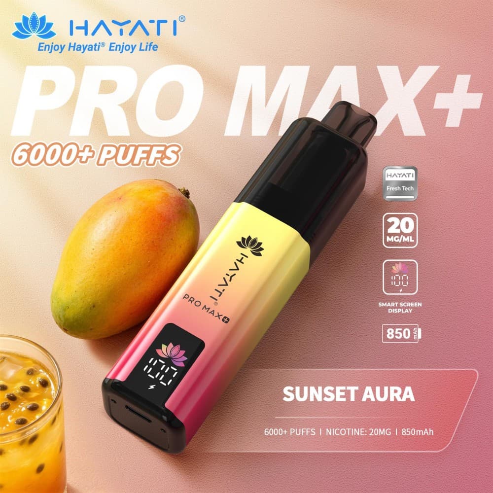 Hayati Pro Max+ 6000 - Sunset Aura