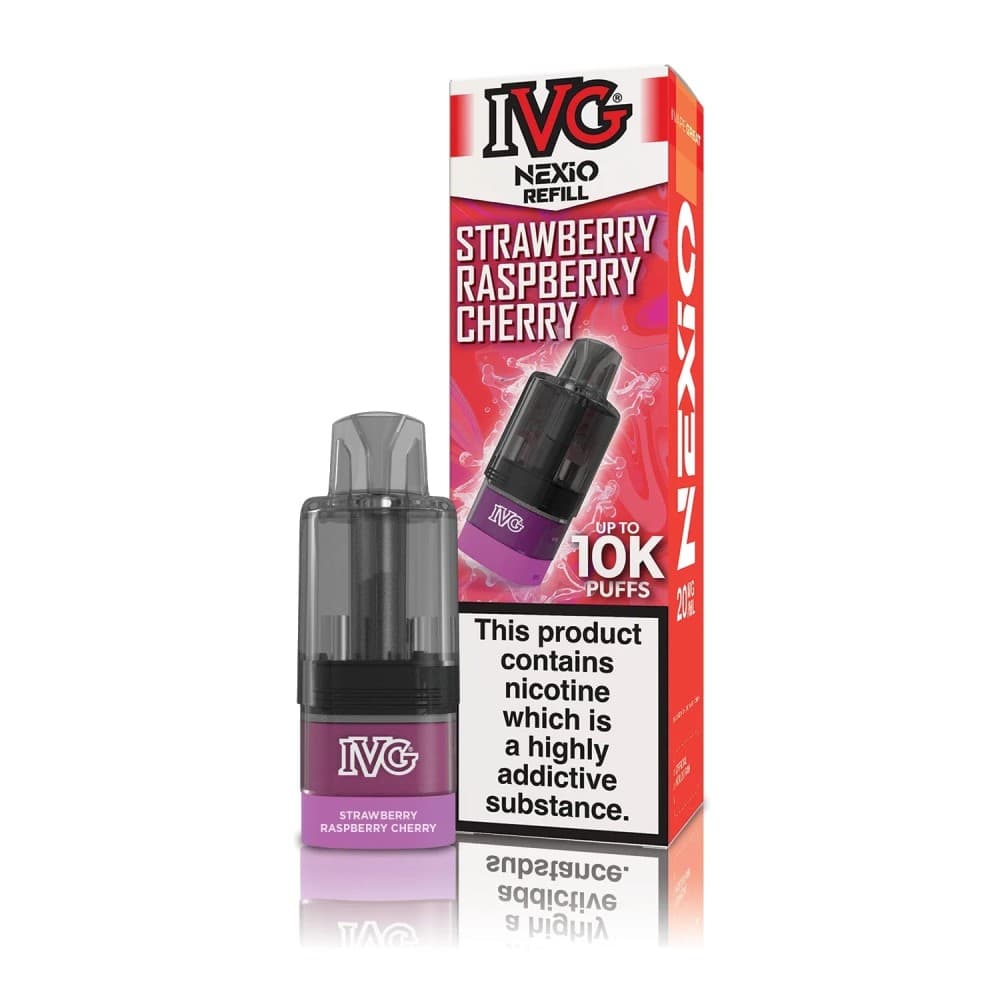 IVG Nexio 10k Refill Pods - Strawberry Raspberry Cherry