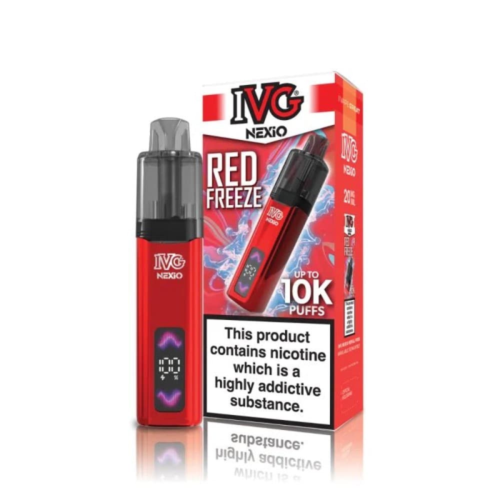 IVG Nexio 10k Vape Kit - Red Freeze