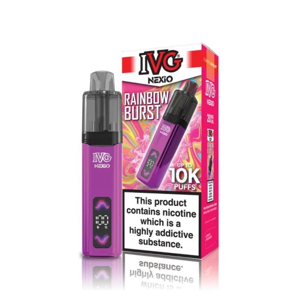 IVG Nexio 10k Vape Kit - Rainbow Burst