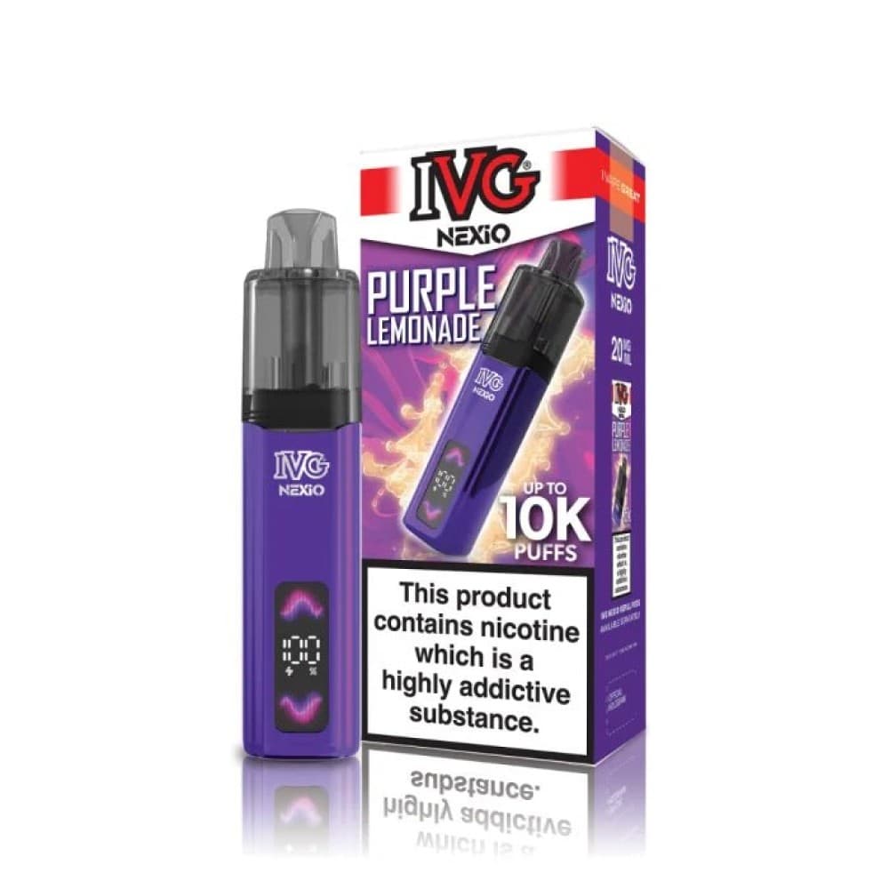 IVG Nexio 10k Vape Kit - Purple Lemonade