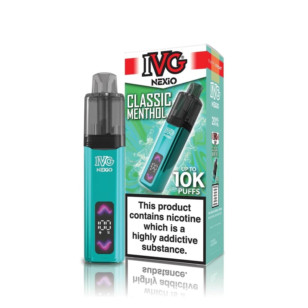 IVG Nexio 10k Vape Kit - Classic Menthol