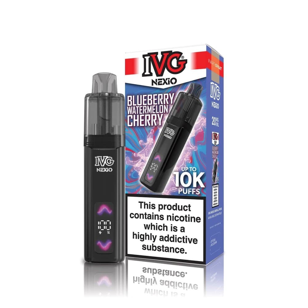 IVG Nexio 10k Vape Kit - Blueberry Watermelon Cherry