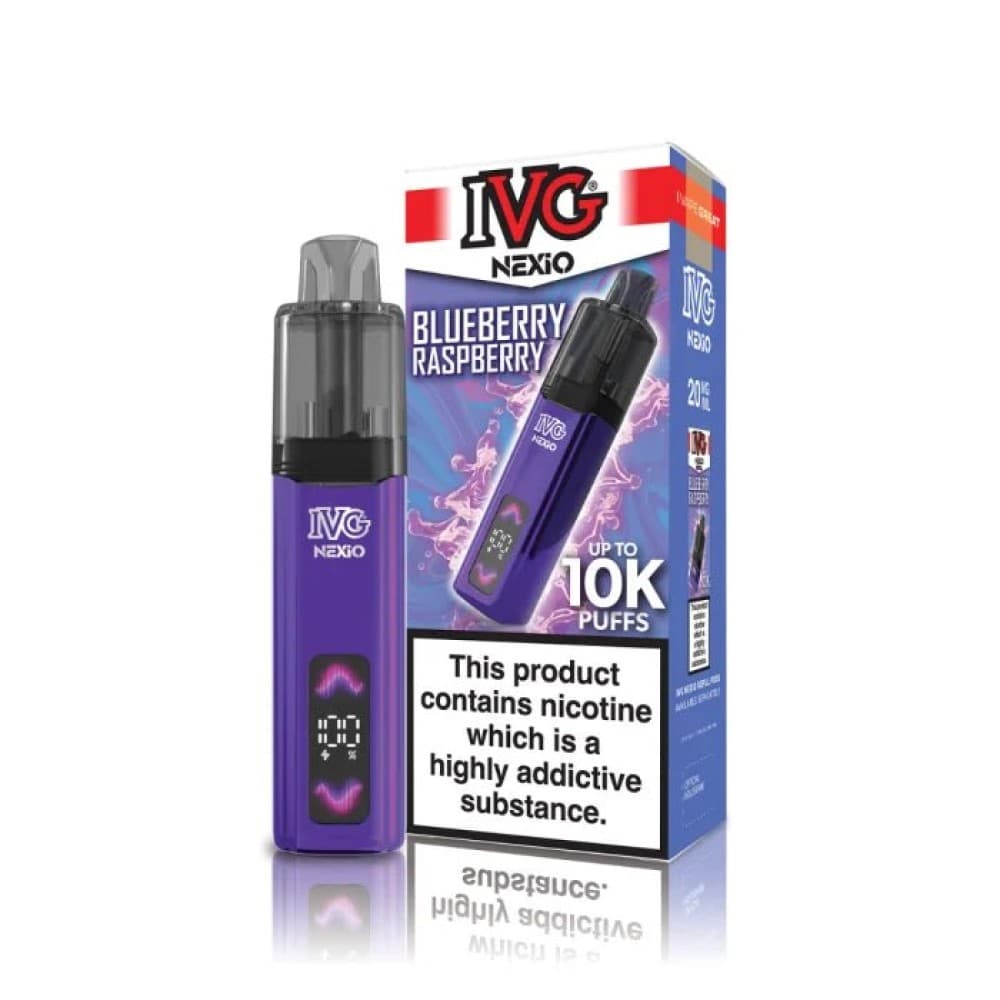 IVG Nexio 10k Vape Kit - Blueberry Raspberry