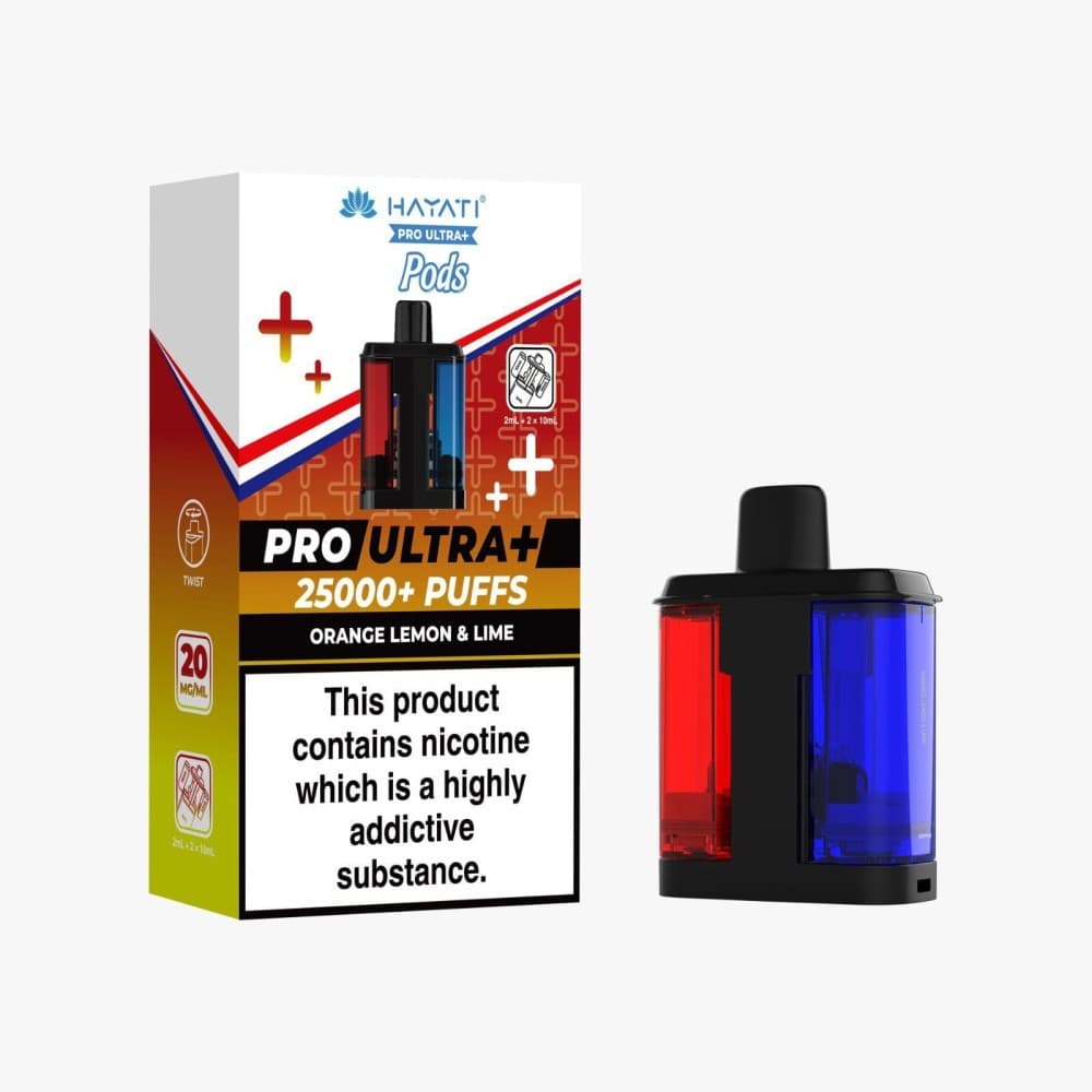 Hayati Pro Ultra Plus 25k Pods  - Orange Lemon Mint