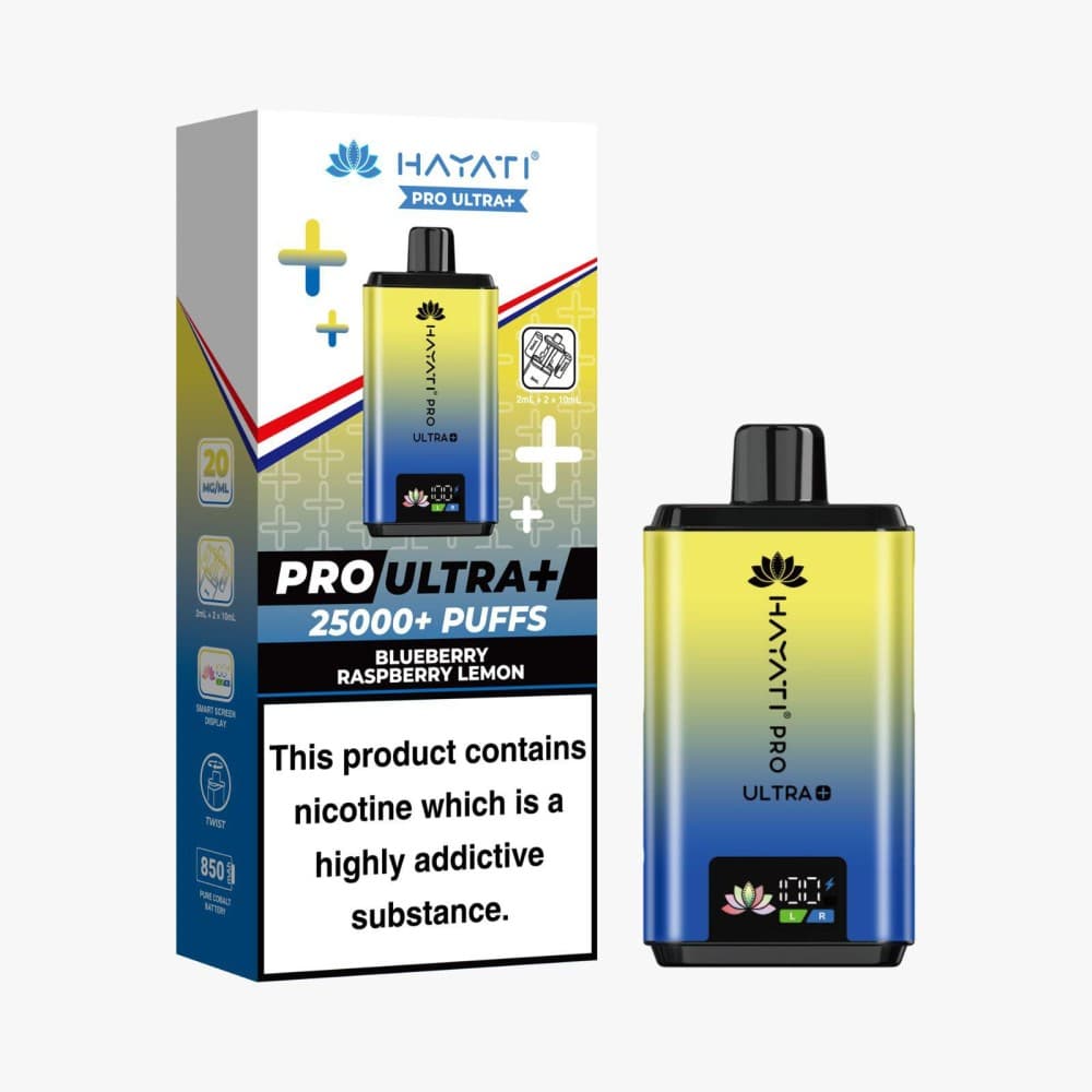 Hayati Pro Ultra Plus 25k Kit - Blueberry Raspberry Lemon