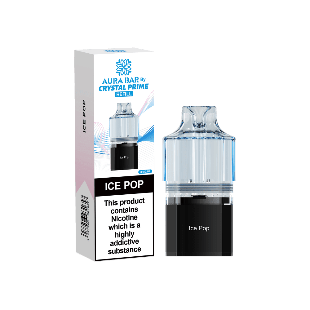 Crystal Prime 10000 Vape Pods - Ice Pop - Box of 5