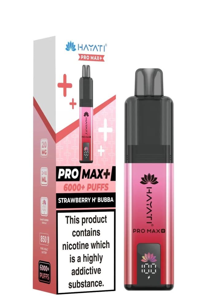 Hayati Pro Max+ 6000 - Strawberry Hubba Bubba