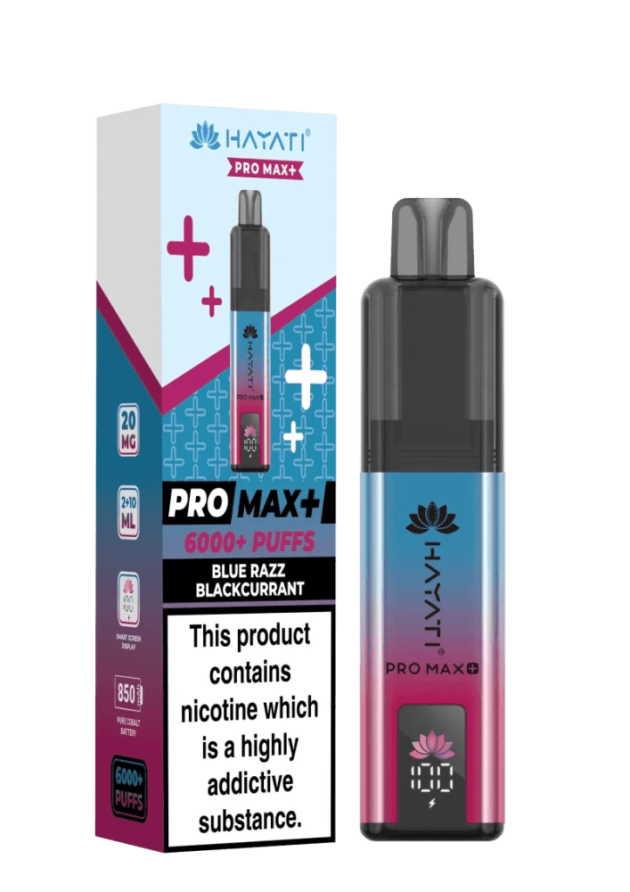 Hayati Pro Max+ 6000 - Blue Razz Blackcurrant
