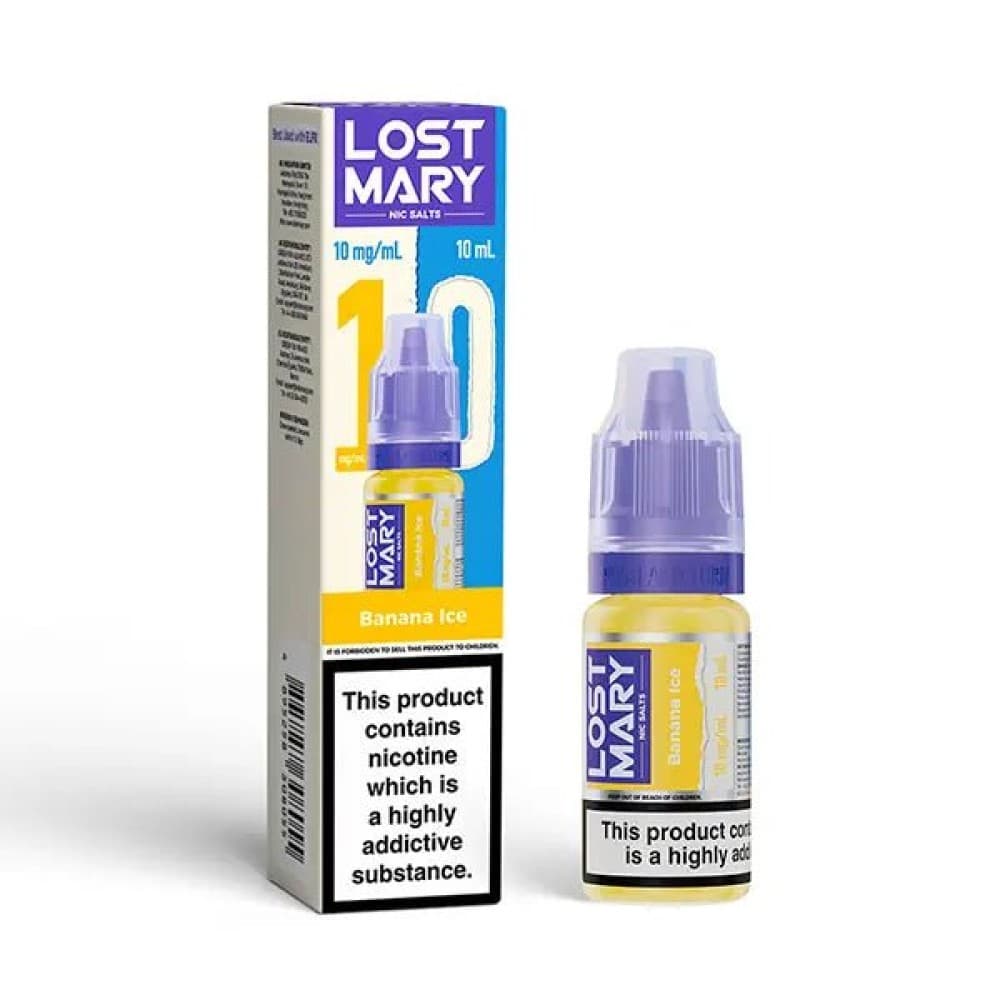 Lost Mary Nic Salt - Banana Ice  - Pack of 10