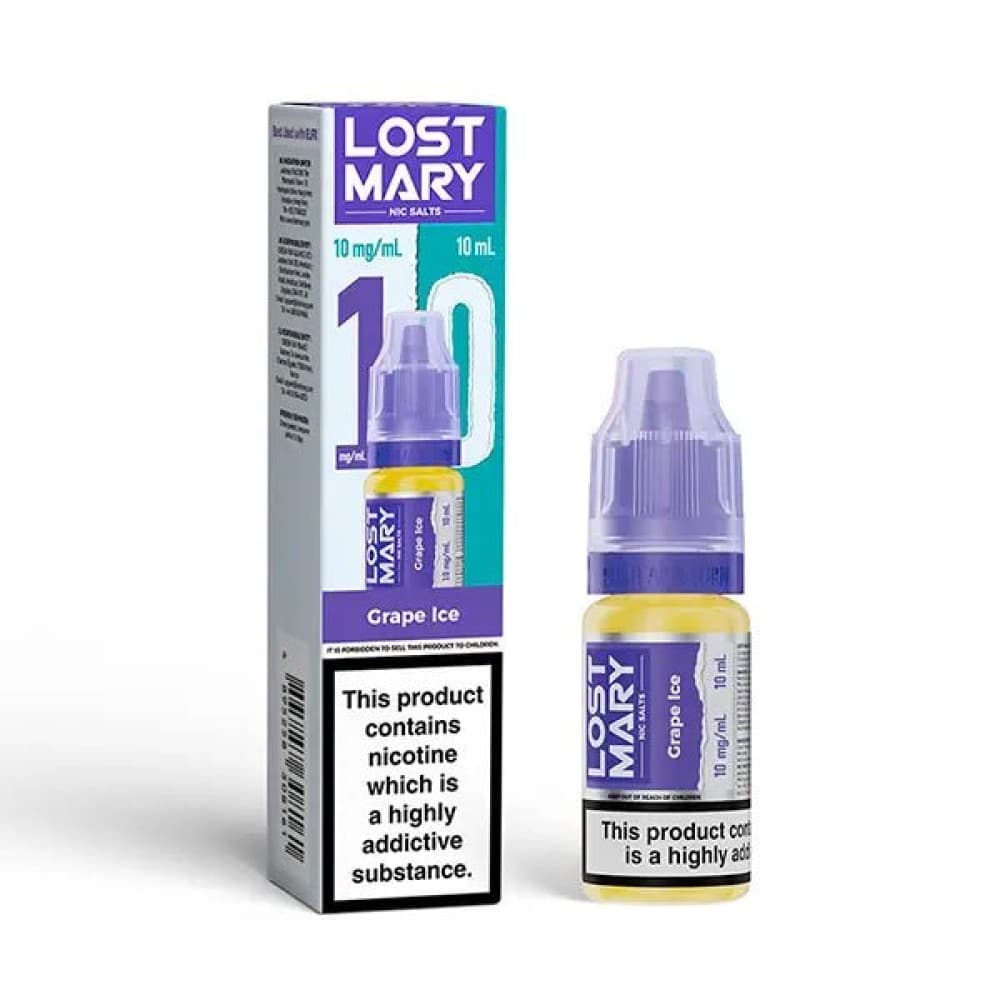 Lost Mary Nic Salt - Grape Ice -  - Pack of 10