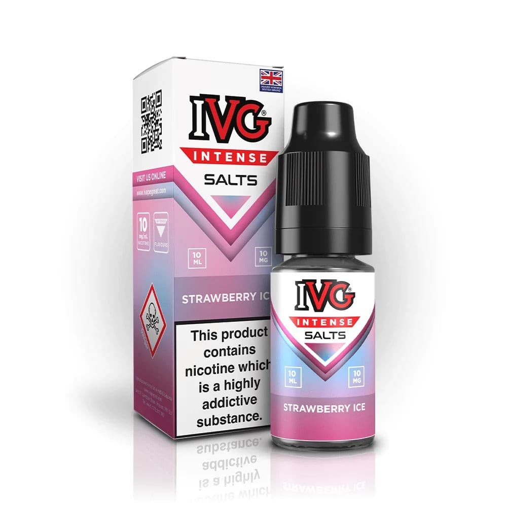 IVG Intense Nic Salt - Strawberry Ice - 10 Pack