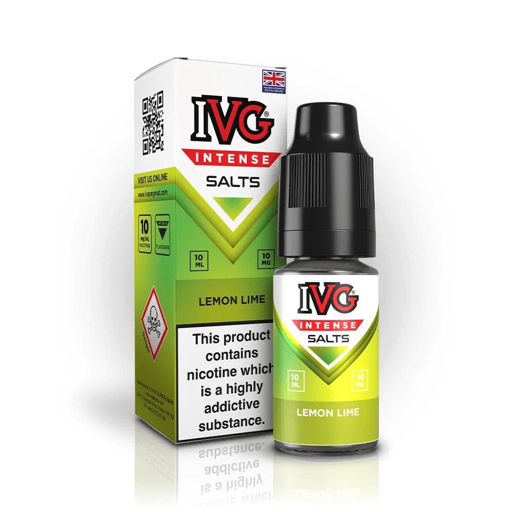 IVG Intense Nic Salt - Lemon Lime - 10 Pack