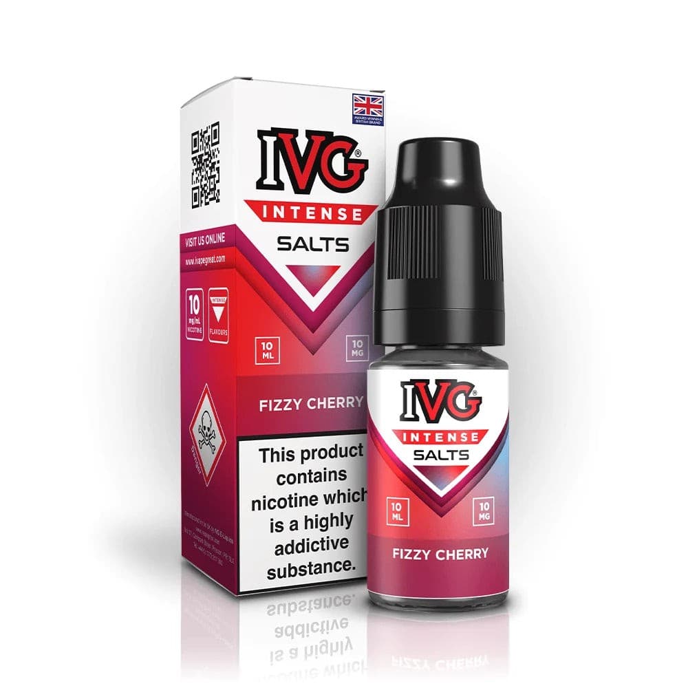 IVG Intense Nic Salt - Fizzy Cherry - 10 Pack