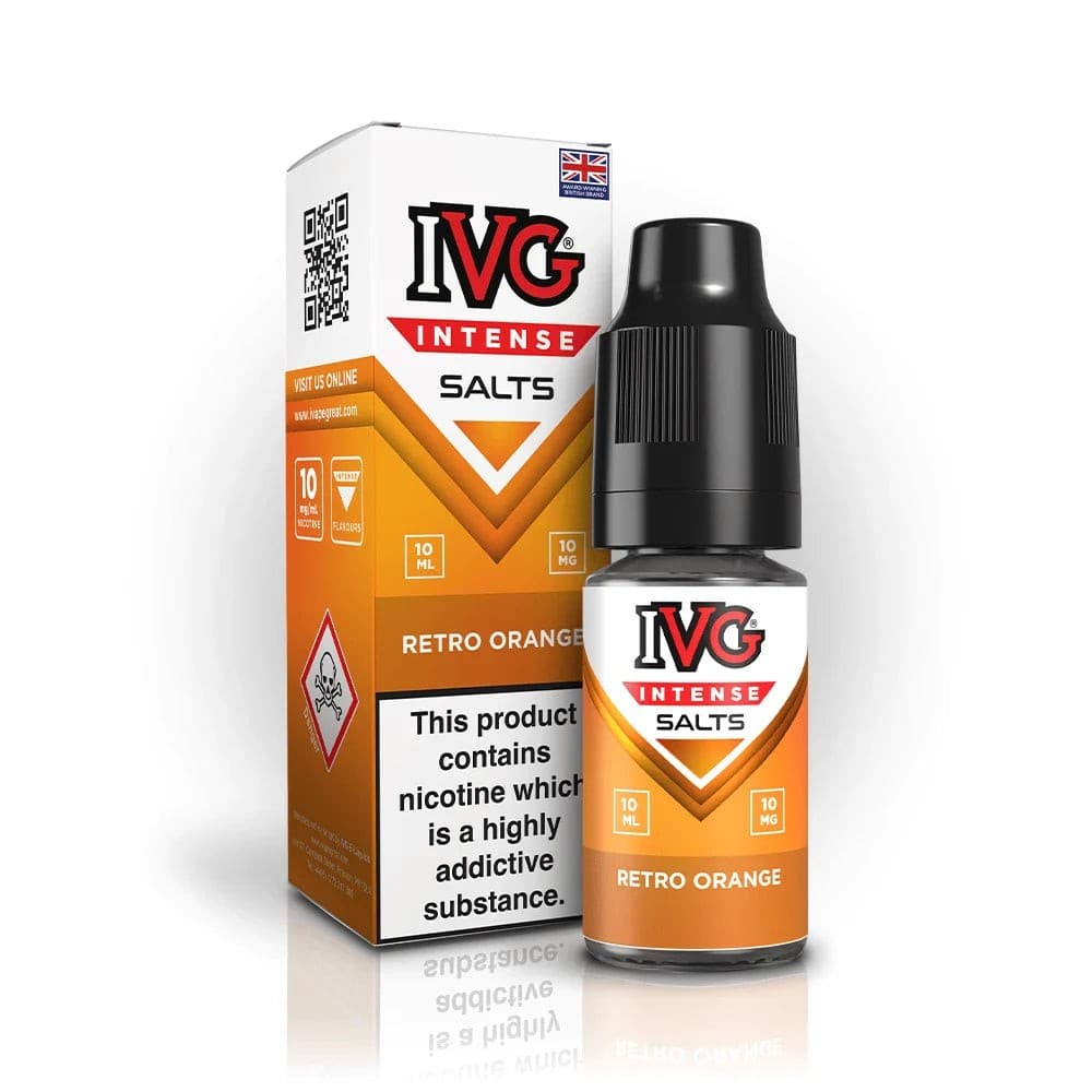 IVG Intense Nic Salt - Retro Orange - 10 Pack