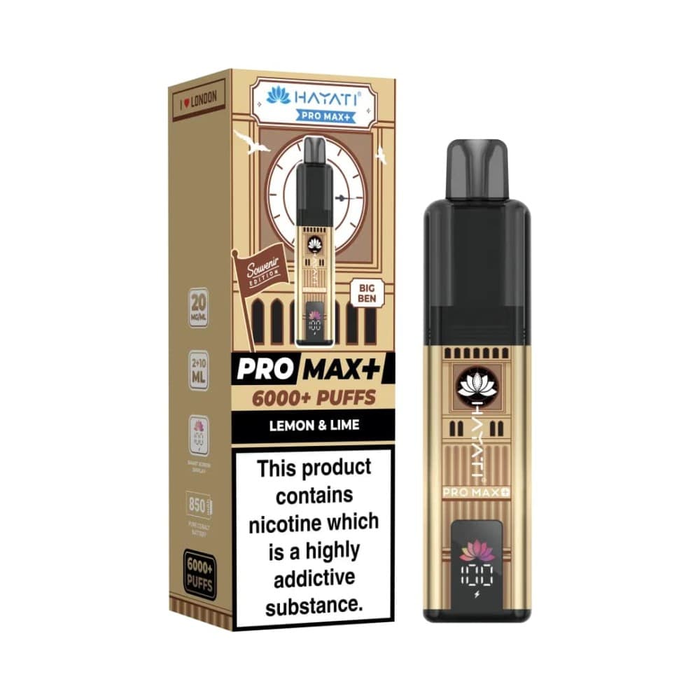 Hayati Pro Max+ 6000 - Lemon Lime (Big Ben)