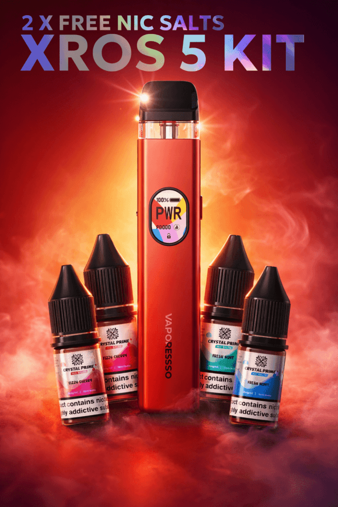 Vaporesso Xros 5 Vape Kit + 2 Free Nic Salts