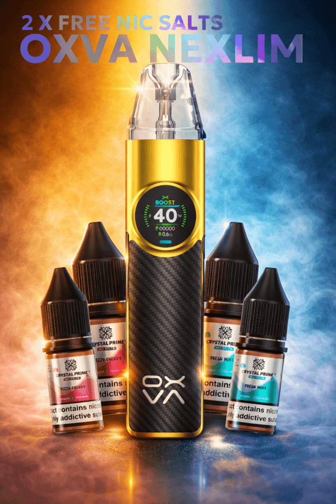 Oxva Nexlim Vape Kit + 2 Free Nic Salts