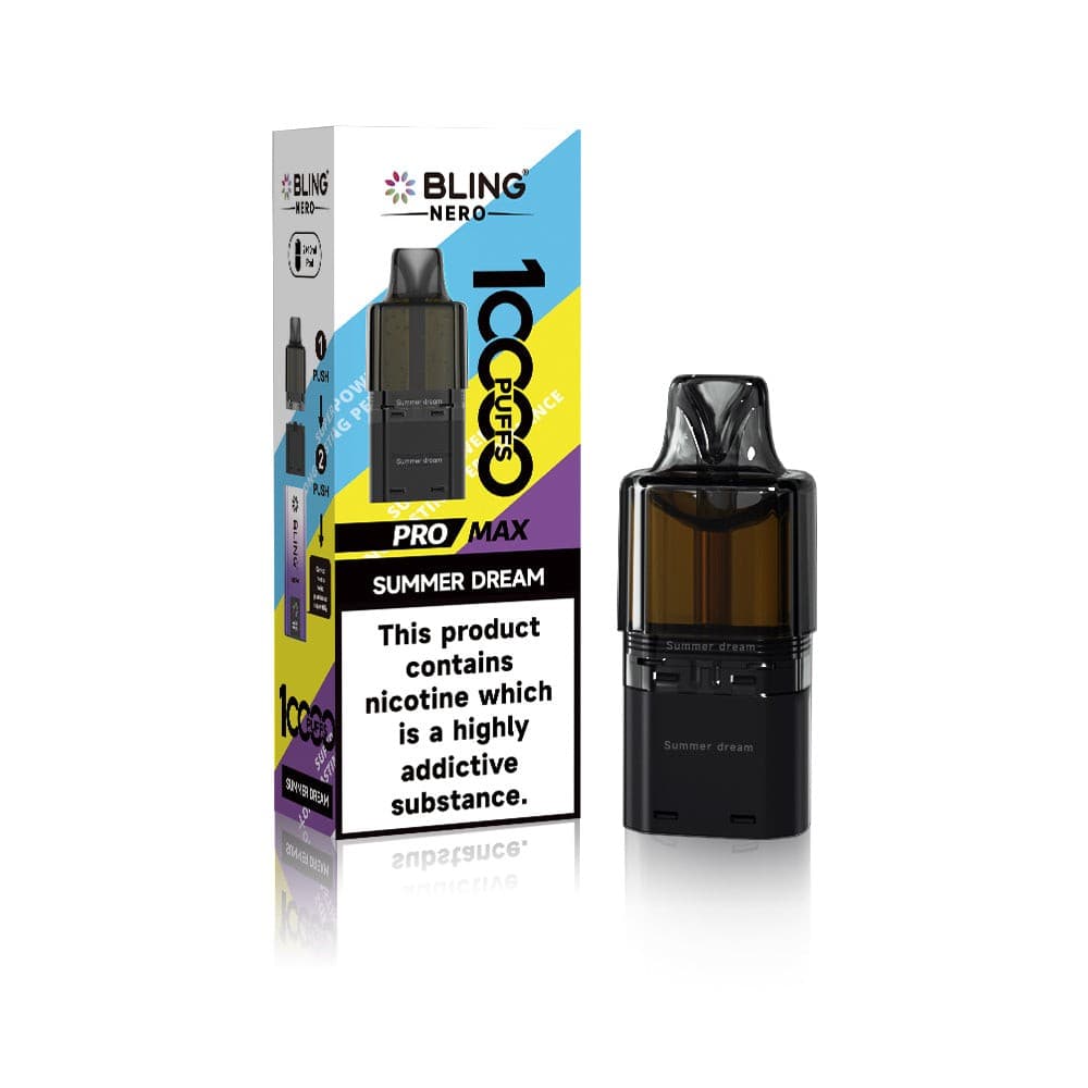 Crystal Bling Nero 10k Pods - Summer Dream - 5Packs