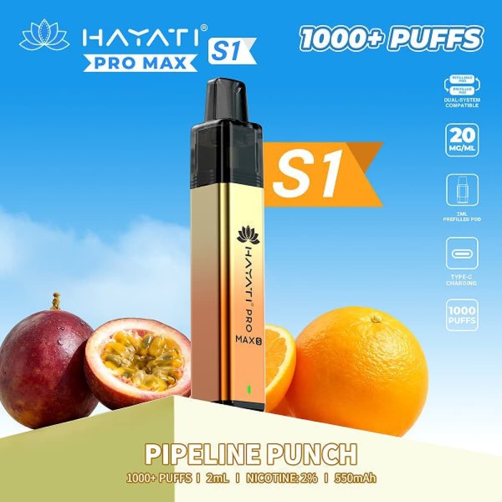 Hayati Pro Max S1 - Pipeline Punch - 10Packs