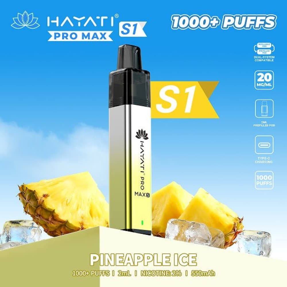 Hayati Pro Max S1 - Pineapple Ice - 10Packs