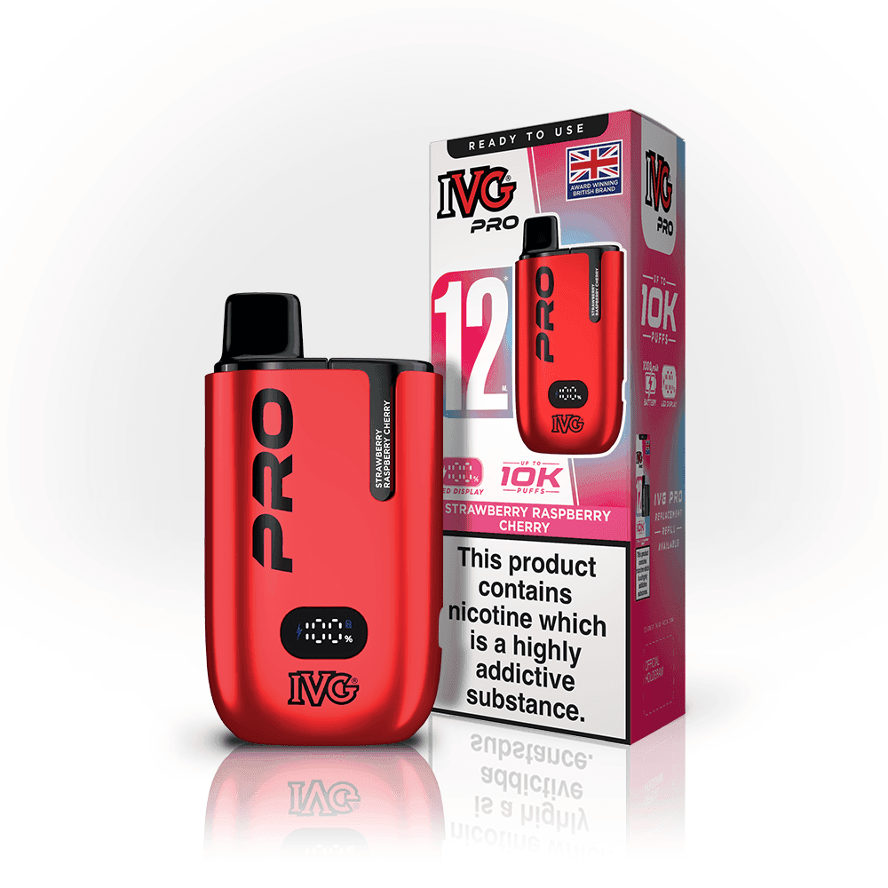 IVG Pro 10000 - Strawberry Raspberry Cherry Ice - Pack of 5