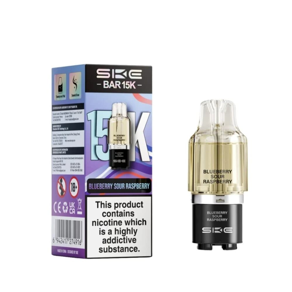 Ske Bar 15k Refill Pods - Blueberry Sour Raspberry