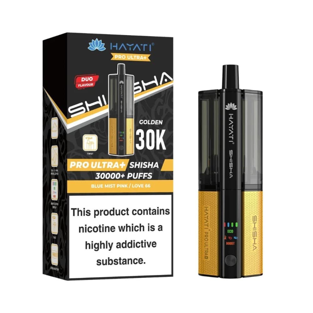 Hayati Shisha Pro Max Plus 30k - Blue Mist Pink/Love 66