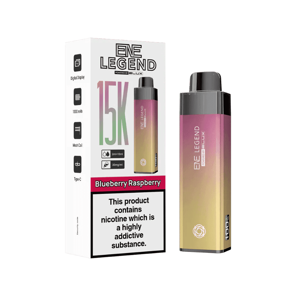 Elux Ene Legend 15k - Blueberry Raspberry - 5 Packs