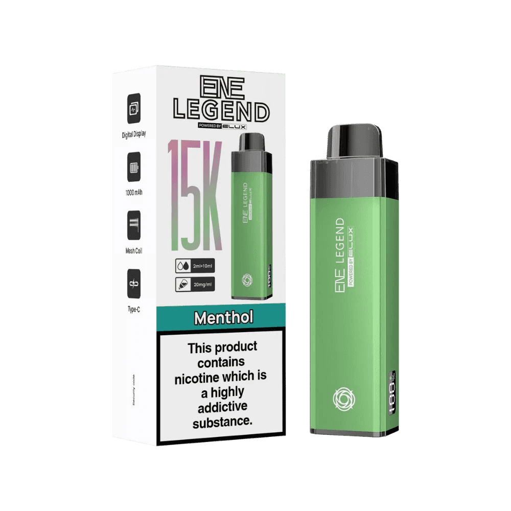 Elux Ene Legend 15k - Menthol - 5 Packs