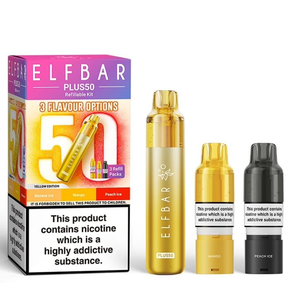 Elf Bar Plus 50k - Yellow Edition