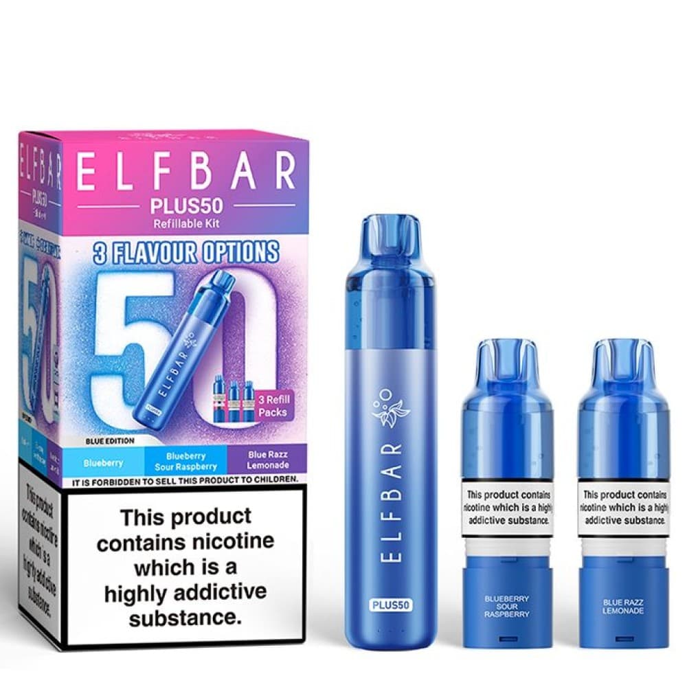 Elf Bar Plus 50k - Blue Edition
