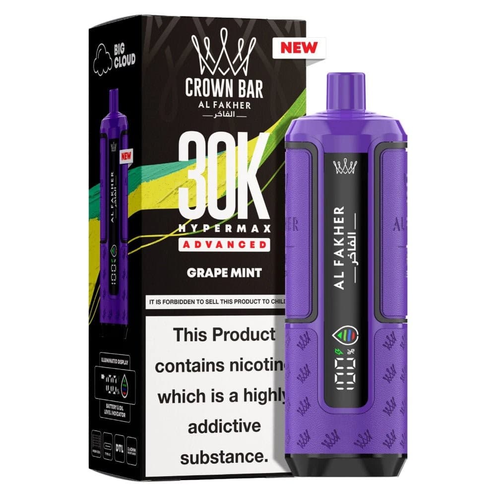 Al Fakher 30k Hypermax - Grape Mint