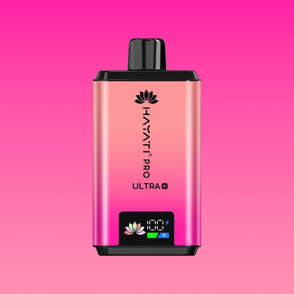 Hayati Pro Ultra Plus S 50k Puffs - Straw' Cranberry Cherry / Cherry lce