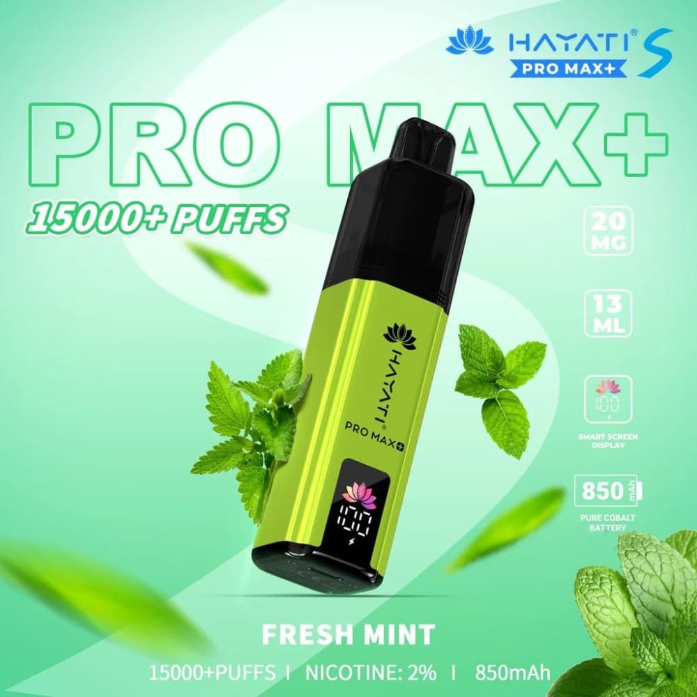 Hayati Pro Max + Plus S 15000 Refill Pods - Fresh Mint