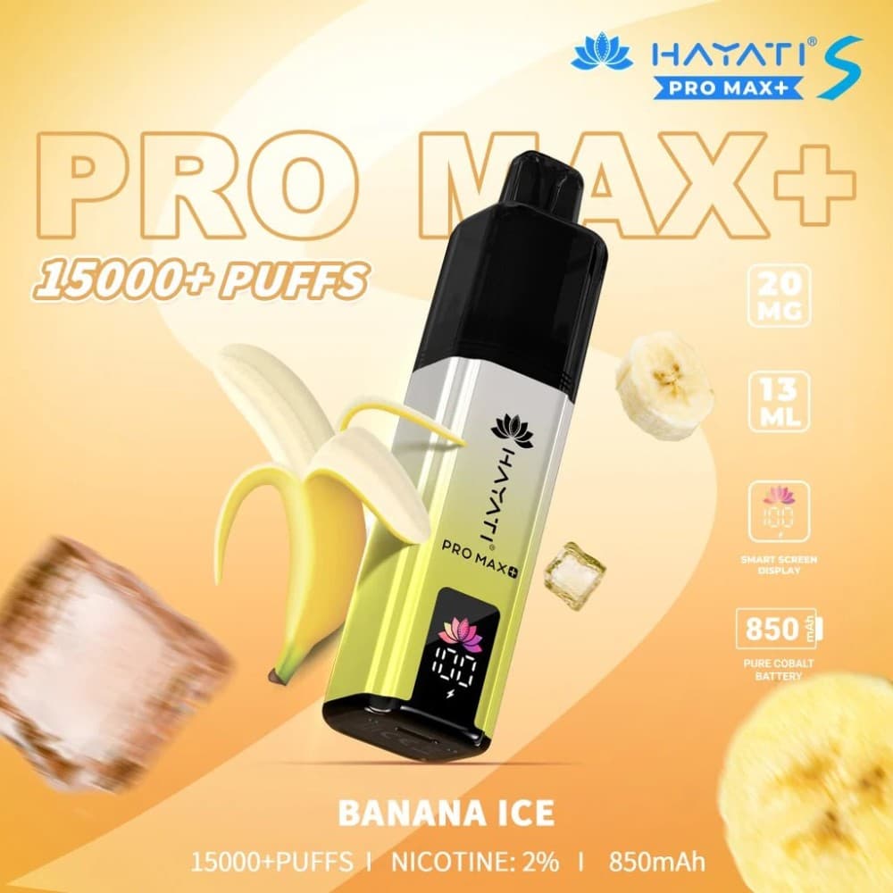 Hayati Pro Max + Plus S 15000 Refill Pods - Banana Ice