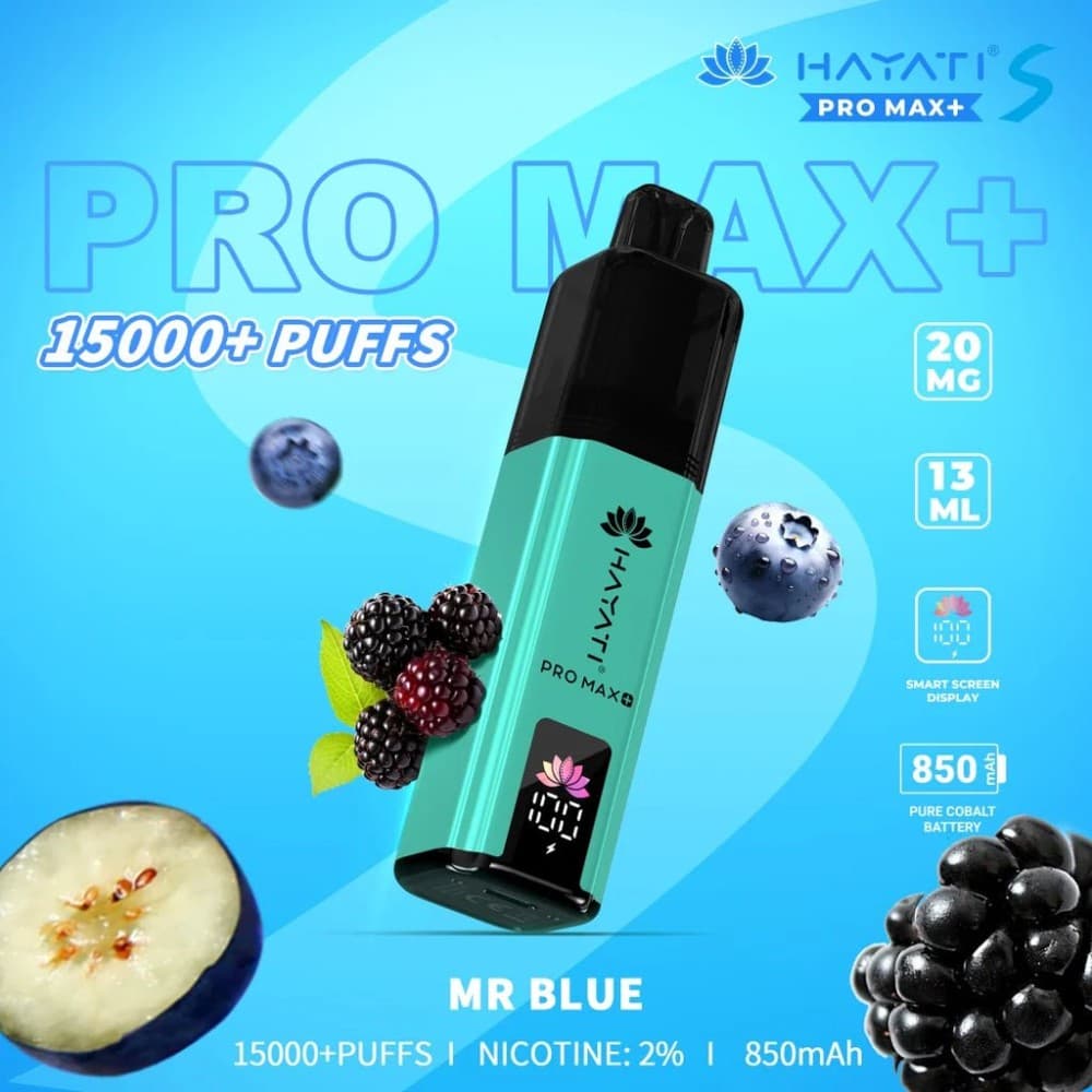 Hayati Pro Max + Plus S 15000 - Mr Blue