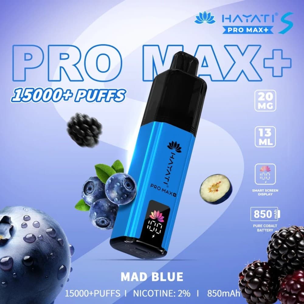 Hayati Pro Max + Plus S 15000 - Mad Blue