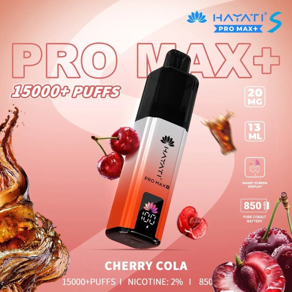Hayati Pro Max + Plus S 15000 - Cherry Cola